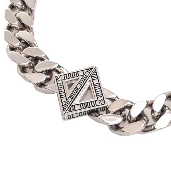 RARE DIOR CHAIN NECKLACE CUBAN LINK CD DIAMOND CHAIN - Picture 5 of 10